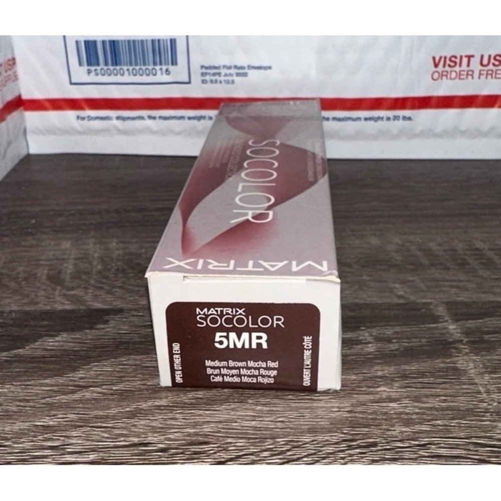 Matrix Socolor 5mr Medium Brown Mocha Red hair color